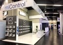 Side view of the entire miControl booth